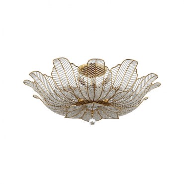 Люстра потолочная Osgona 705182 RICCIO 12х60W E14+ 6х40W G9 Gold